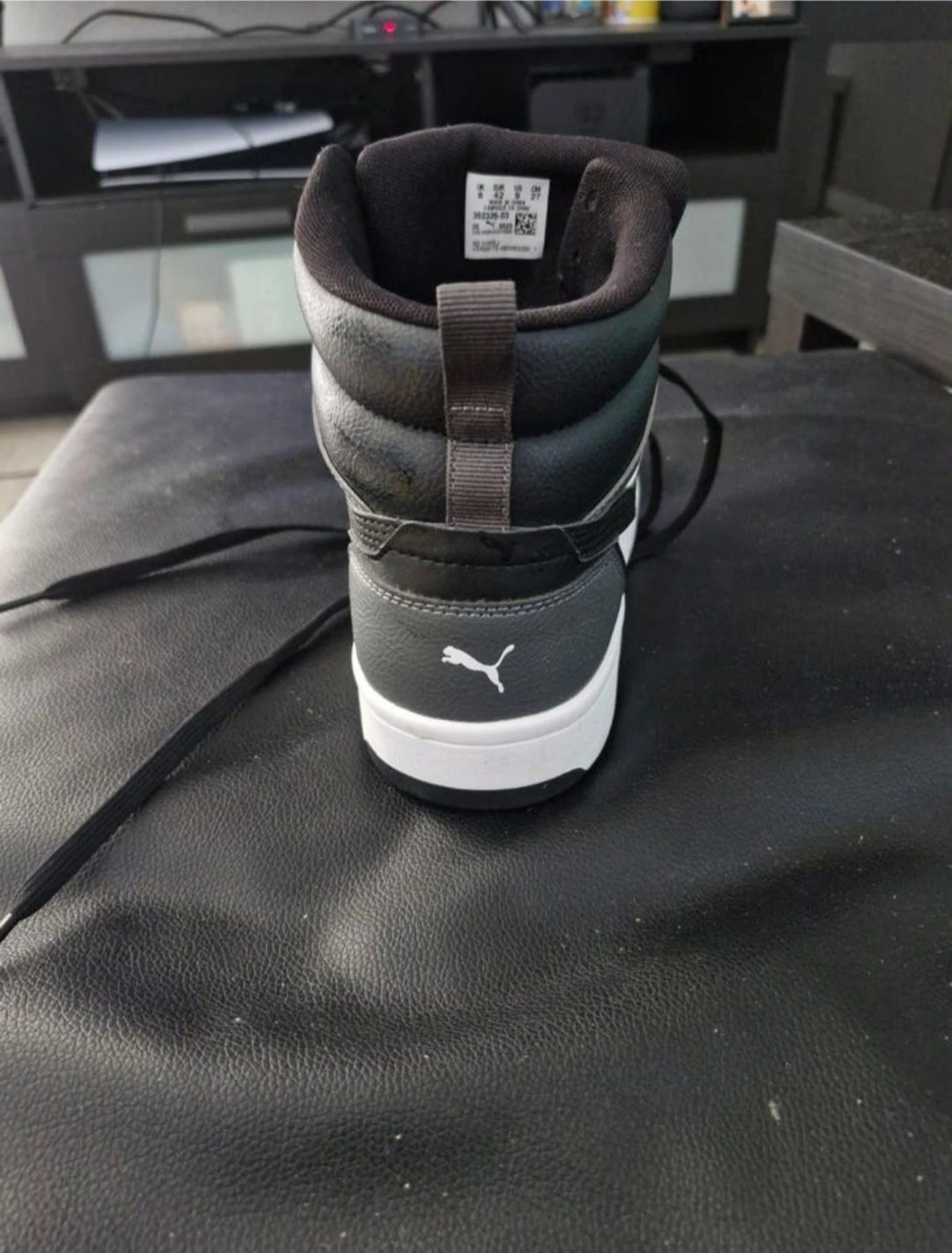 Puma Rebound Joy Sneakers - Black, White, Grey – photo 7